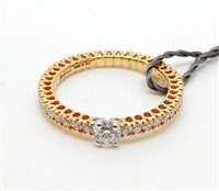 Anello Salvini Donna in Oro Diamante 0.79 Ct 72044928260-14 - 72044928260-14